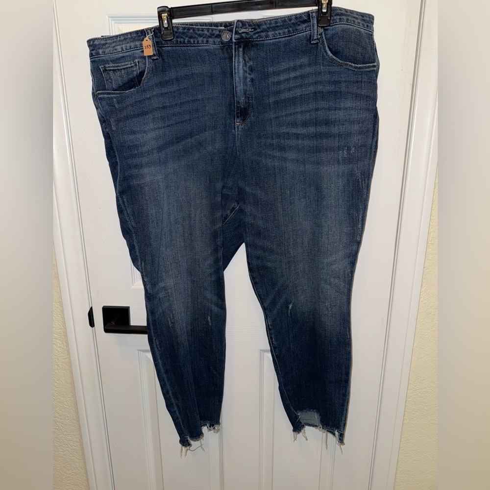 Kut from the Kloth Dark Blue Ankle Jeans